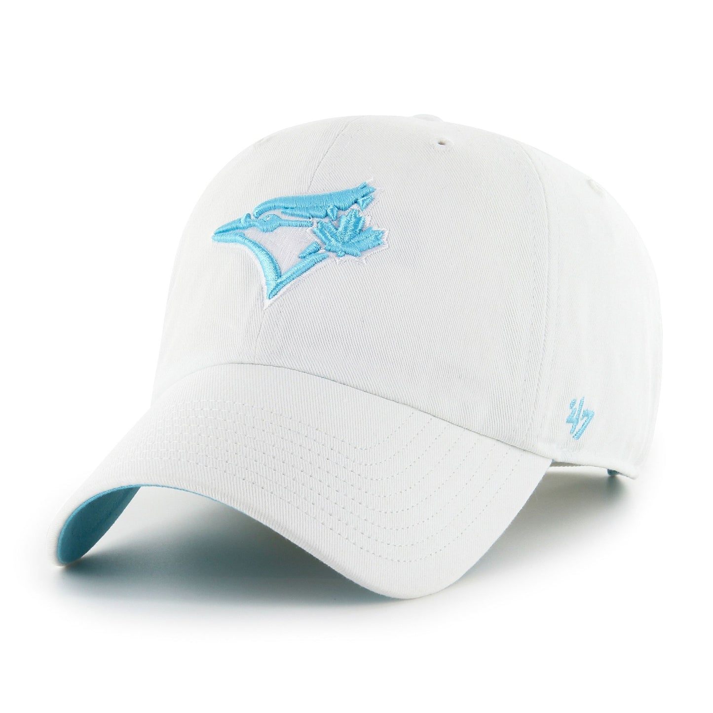 47 Brand Toronto Blue Jays Clean Up Hat - White Noise/Caribbean Blue - Leaside Hockey Shop Inc.