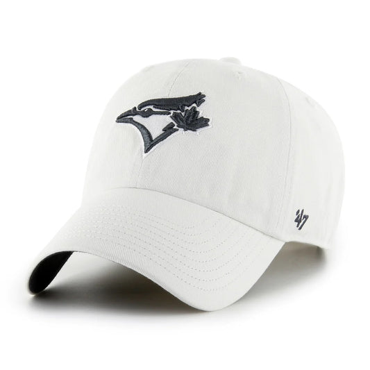 47 Brand Toronto Blue Jays Clean Up Hat - White Noise/Grey - Leaside Hockey Shop Inc.