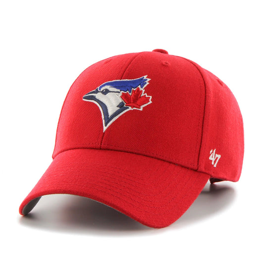 47 Brand Toronto Blue Jays MVP Adjustable Hat - Red - Leaside Hockey Shop Inc.