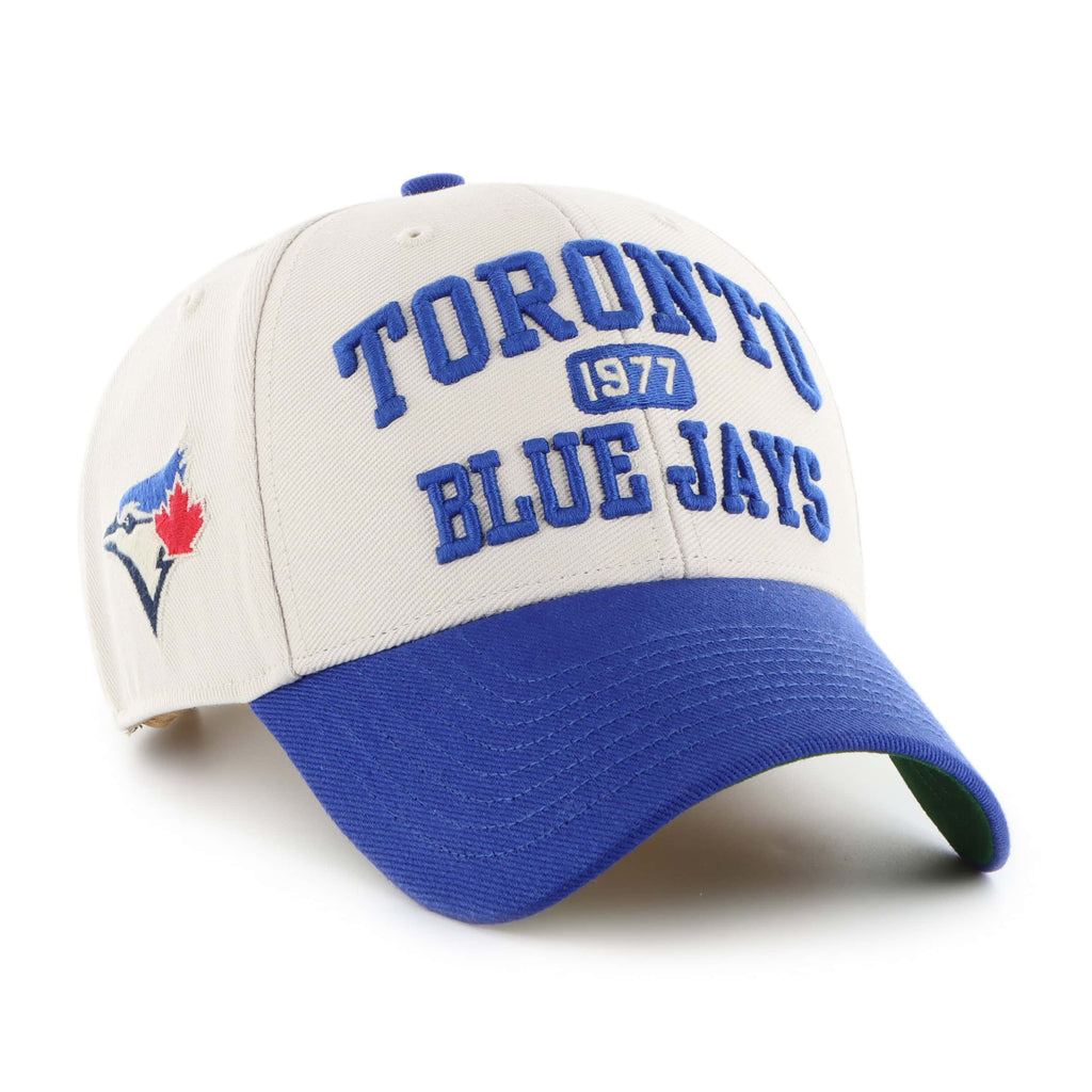47 Brand Toronto Blue Jays MVP Broken Line Adjustable Hat - White - Leaside Hockey Shop Inc.