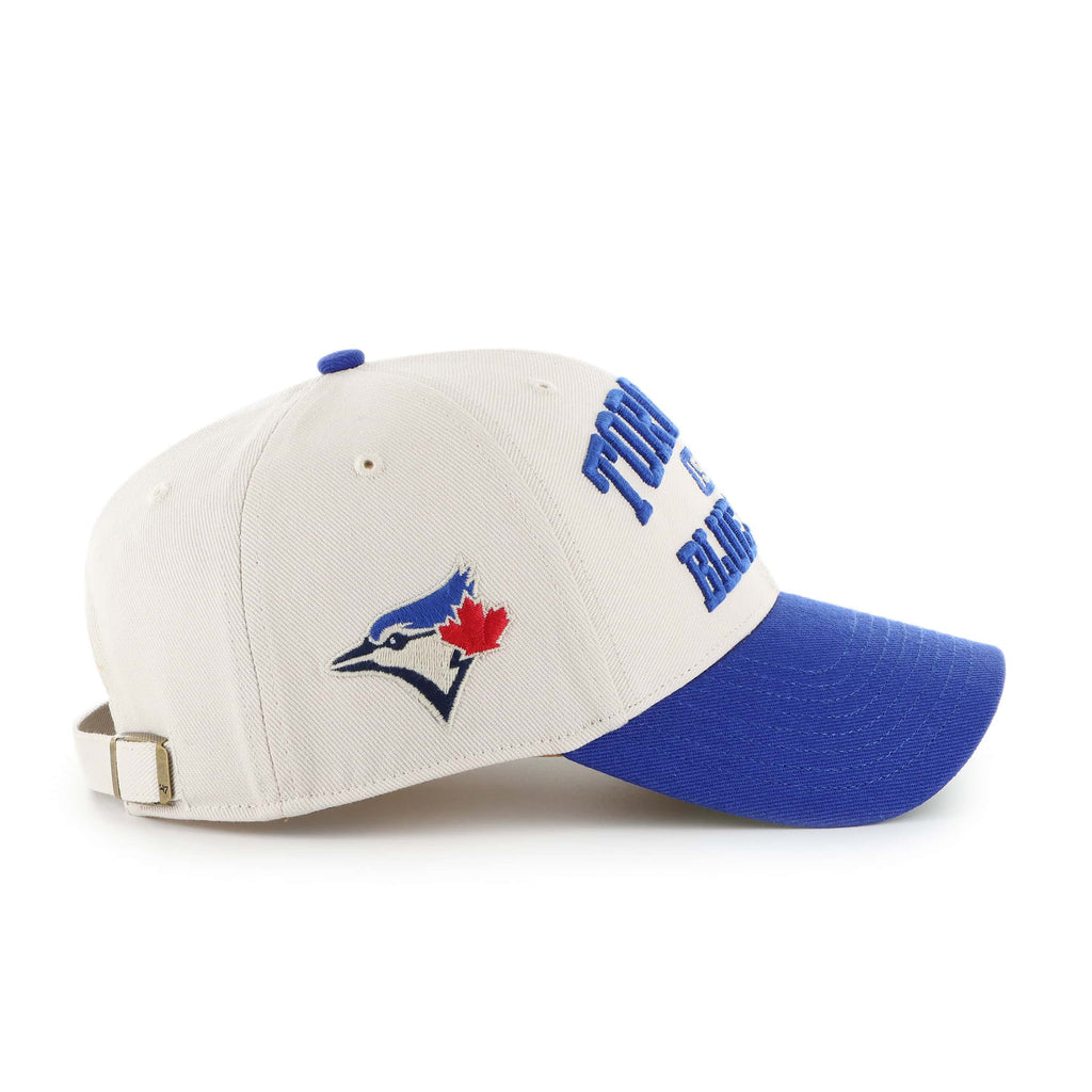 47 Brand Toronto Blue Jays MVP Broken Line Adjustable Hat - White - Leaside Hockey Shop Inc.