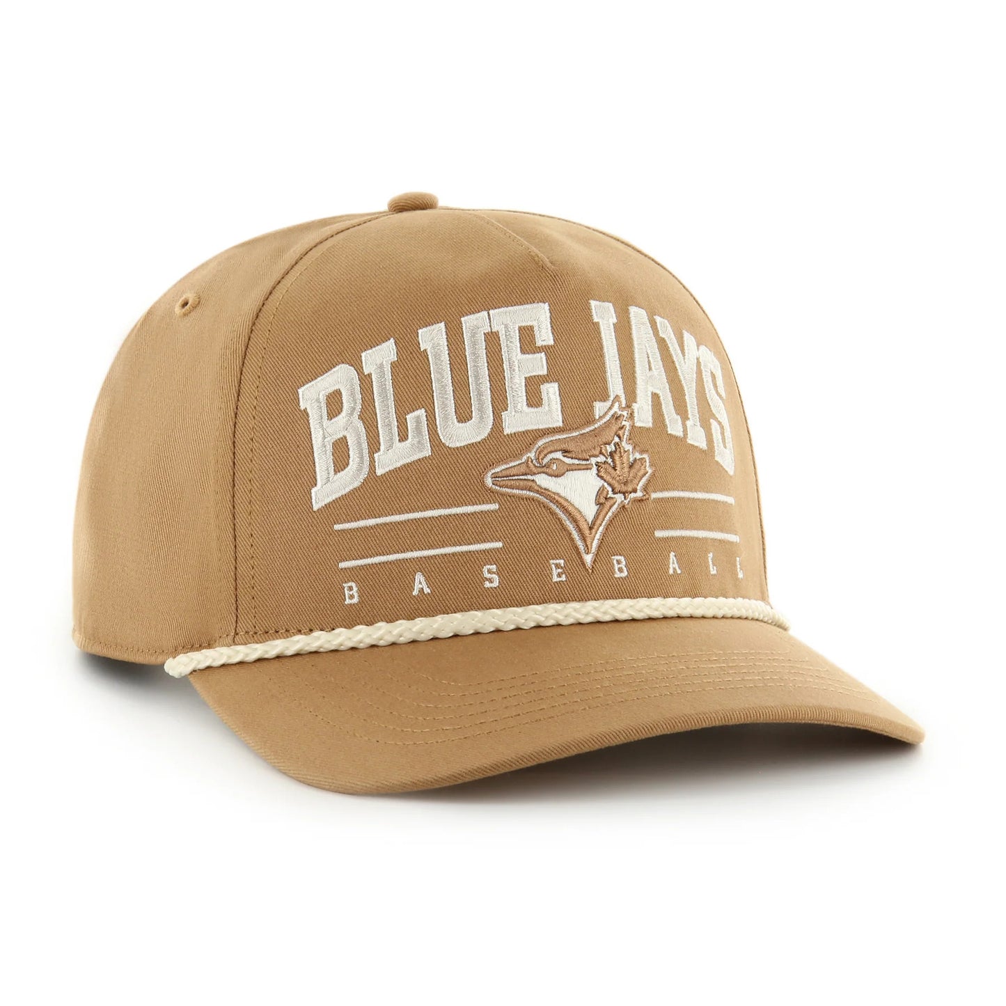 47 Brand Toronto Blue Jays Roscoe Rope Hitch Snapback Hat - Beige - Leaside Hockey Shop Inc.