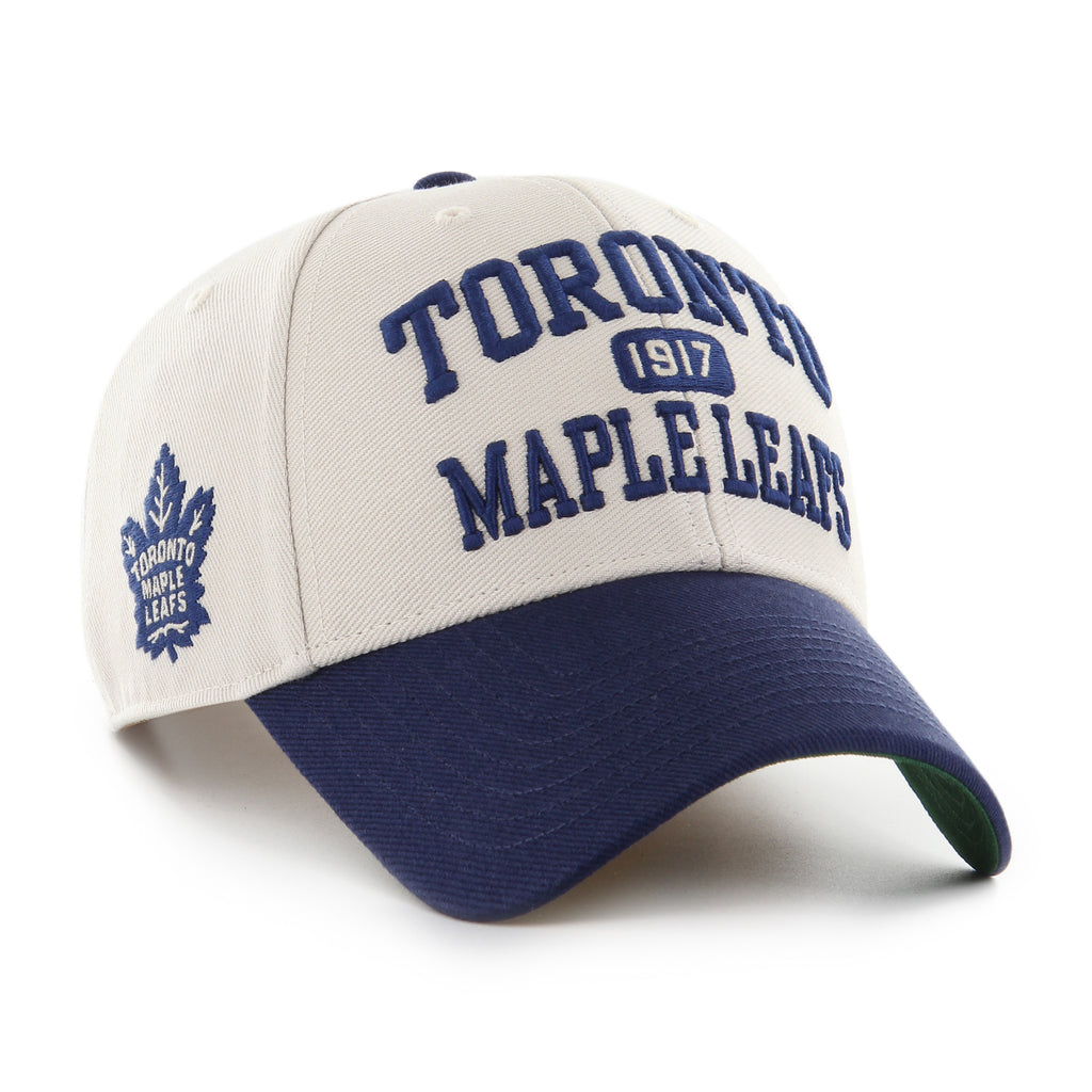 47 Brand Toronto Maple Leafs MVP Broken Line Adjustable Hat - White - Leaside Hockey Shop Inc.