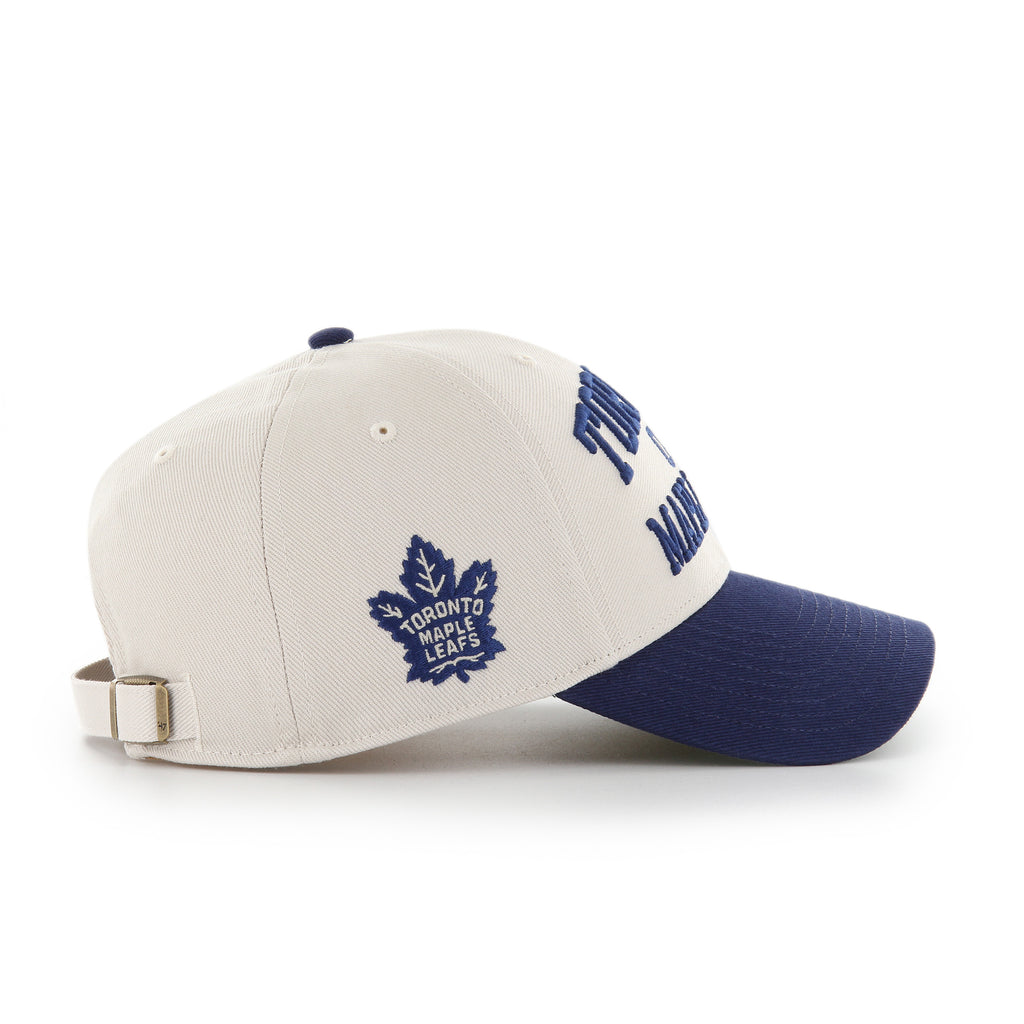 47 Brand Toronto Maple Leafs MVP Broken Line Adjustable Hat - White - Leaside Hockey Shop Inc.