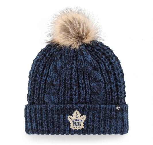 47 Brand Toronto Maple Leafs Meeko Cuff Knit Womens Toque - Leaside Hockey Shop Inc.