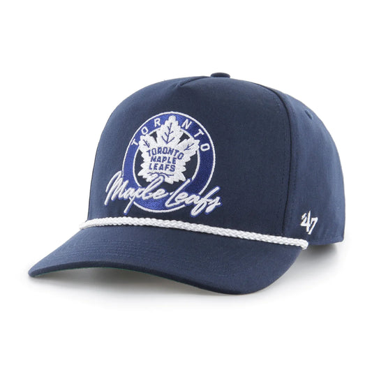 47 Brand Toronto Maple Leafs Retro Hitch Hat with Brim Rope - NHL Snapback - Leaside Hockey Shop Inc.