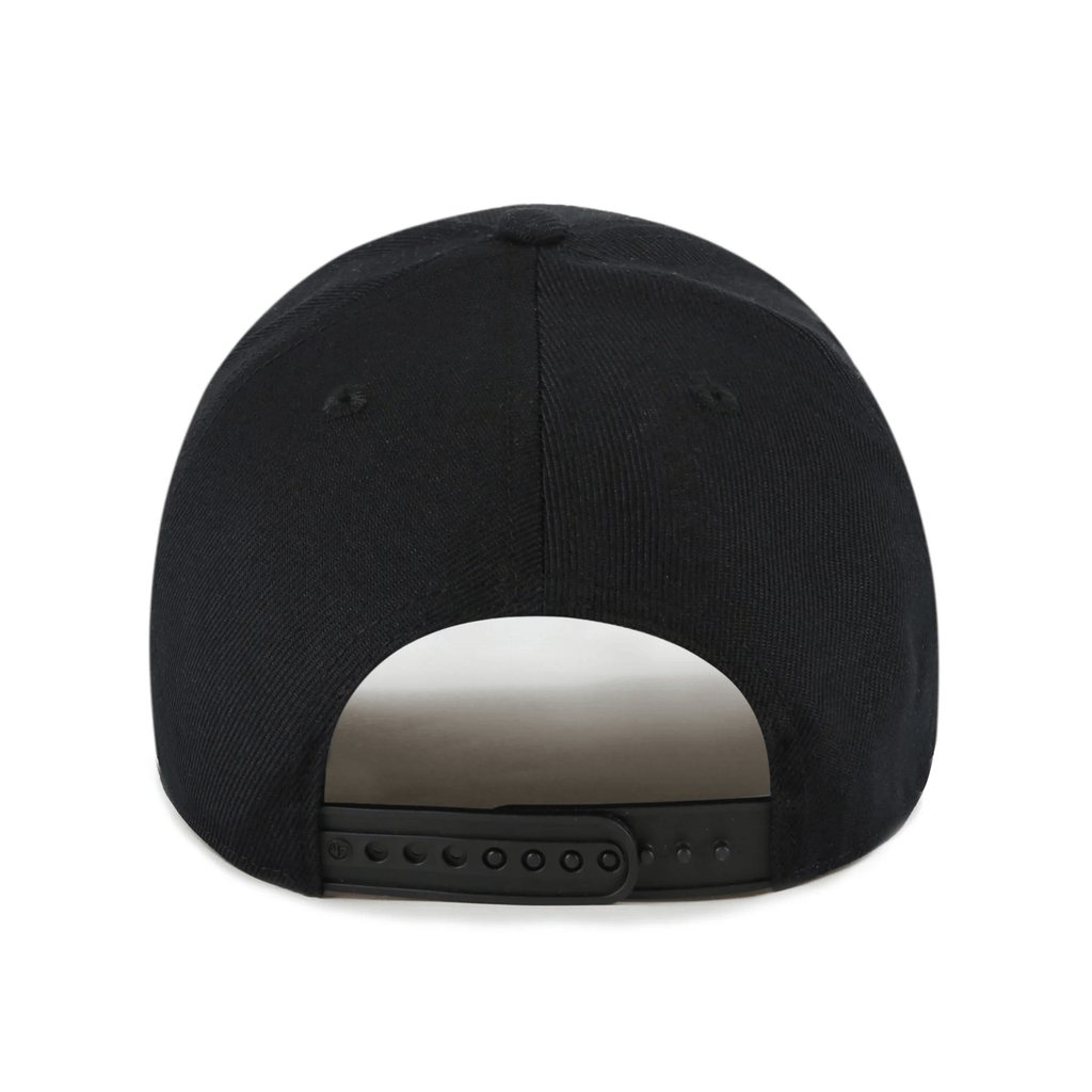 47 Brand Toronto Maple Leafs Retro Snapback Hat - NHL Black & White Sure Shot MVP