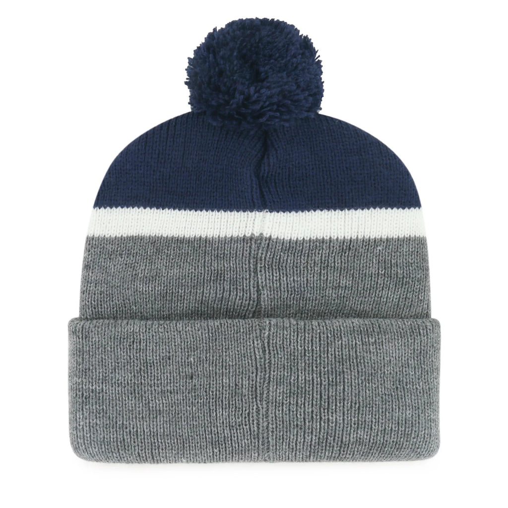 47 Brand Toronto Maple Leafs Split Shadow Cuff Knit Toque Hat - Grey/Blue - Leaside Hockey Shop Inc.