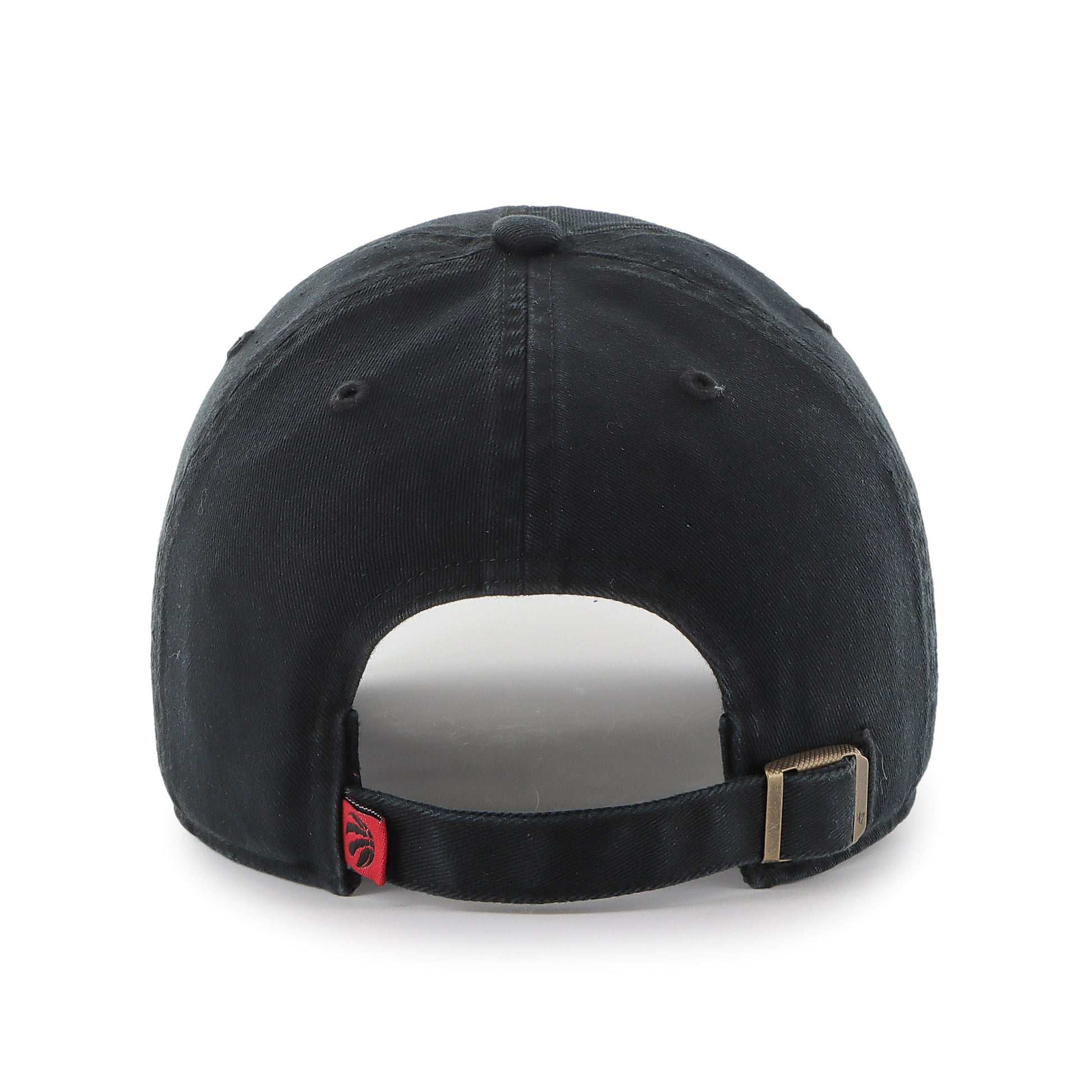 47 Brand Toronto Raptors Clean Up Adjustable Hat - Black/Silver/Red - Leaside Hockey Shop Inc.