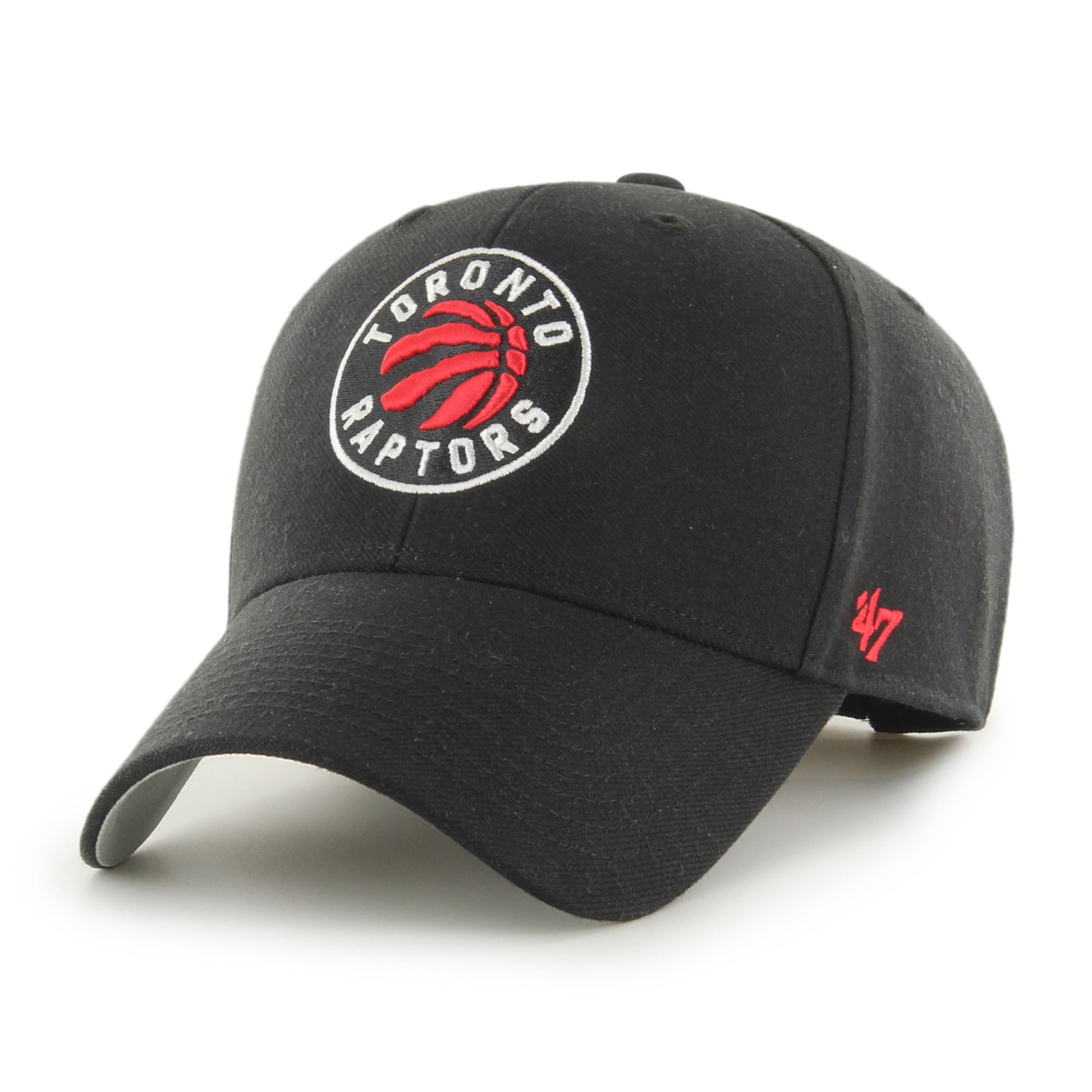 47 Brand Toronto Raptors MVP Adjustable Hat - Black - Leaside Hockey Shop Inc.