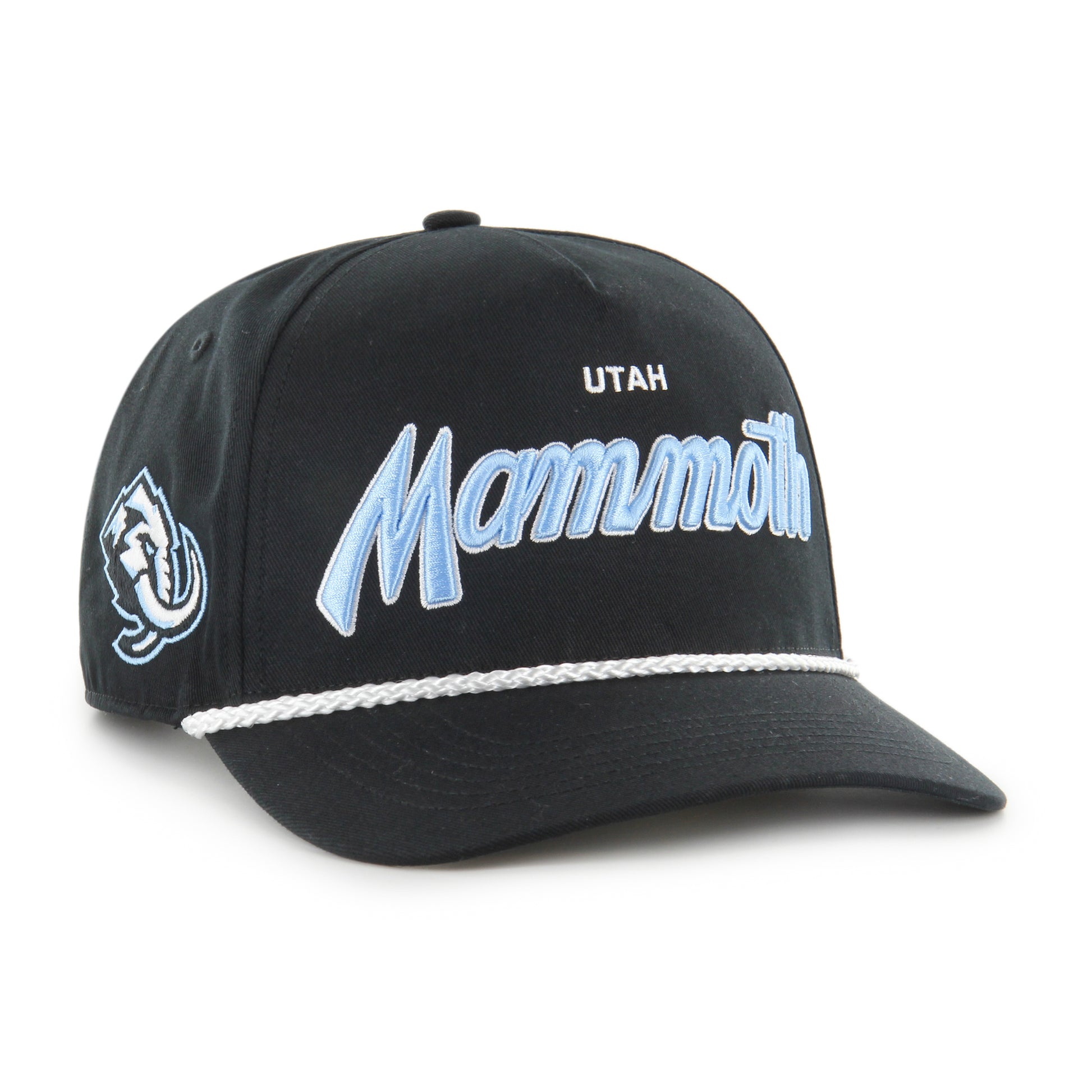47 Brand Utah Mammoth Cross Town Hitch Snapback Hat - Black