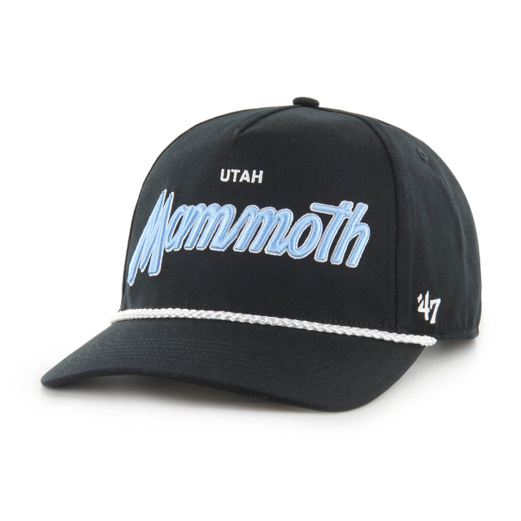 47 Brand Utah Mammoth Cross Town Hitch Snapback Hat - Black