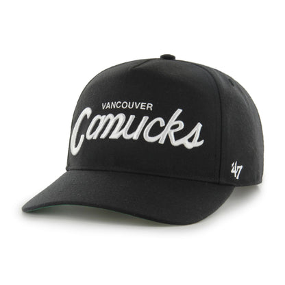 47 Brand Vancouver Canucks Attitude Hitch Snapback Hat - Black - Leaside Hockey Shop Inc.