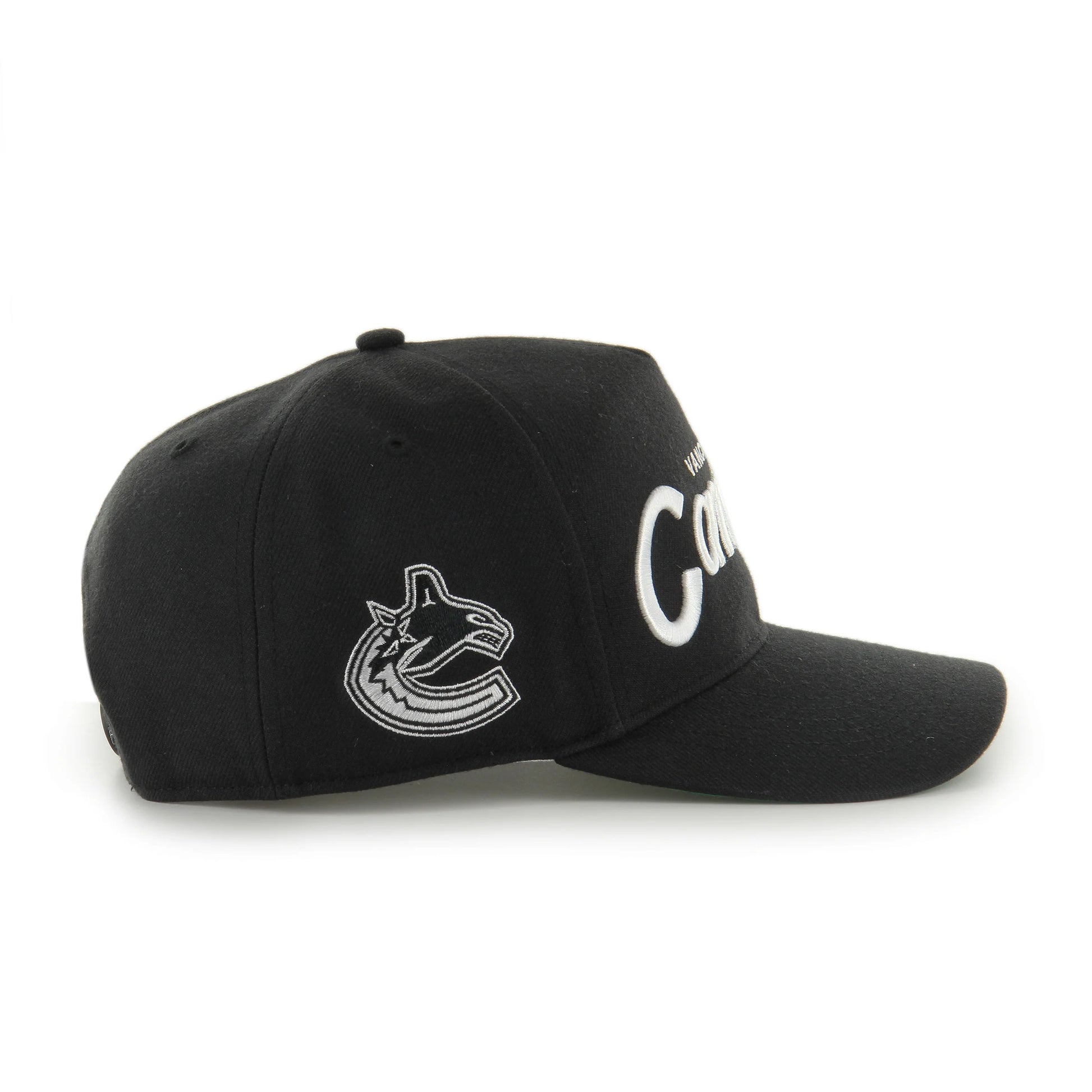 47 Brand Vancouver Canucks Attitude Hitch Snapback Hat - Black - Leaside Hockey Shop Inc.