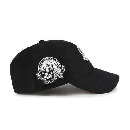 47 Brand Vancouver Canucks Retro Snapback Hat - NHL Black & White Sure Shot MVP