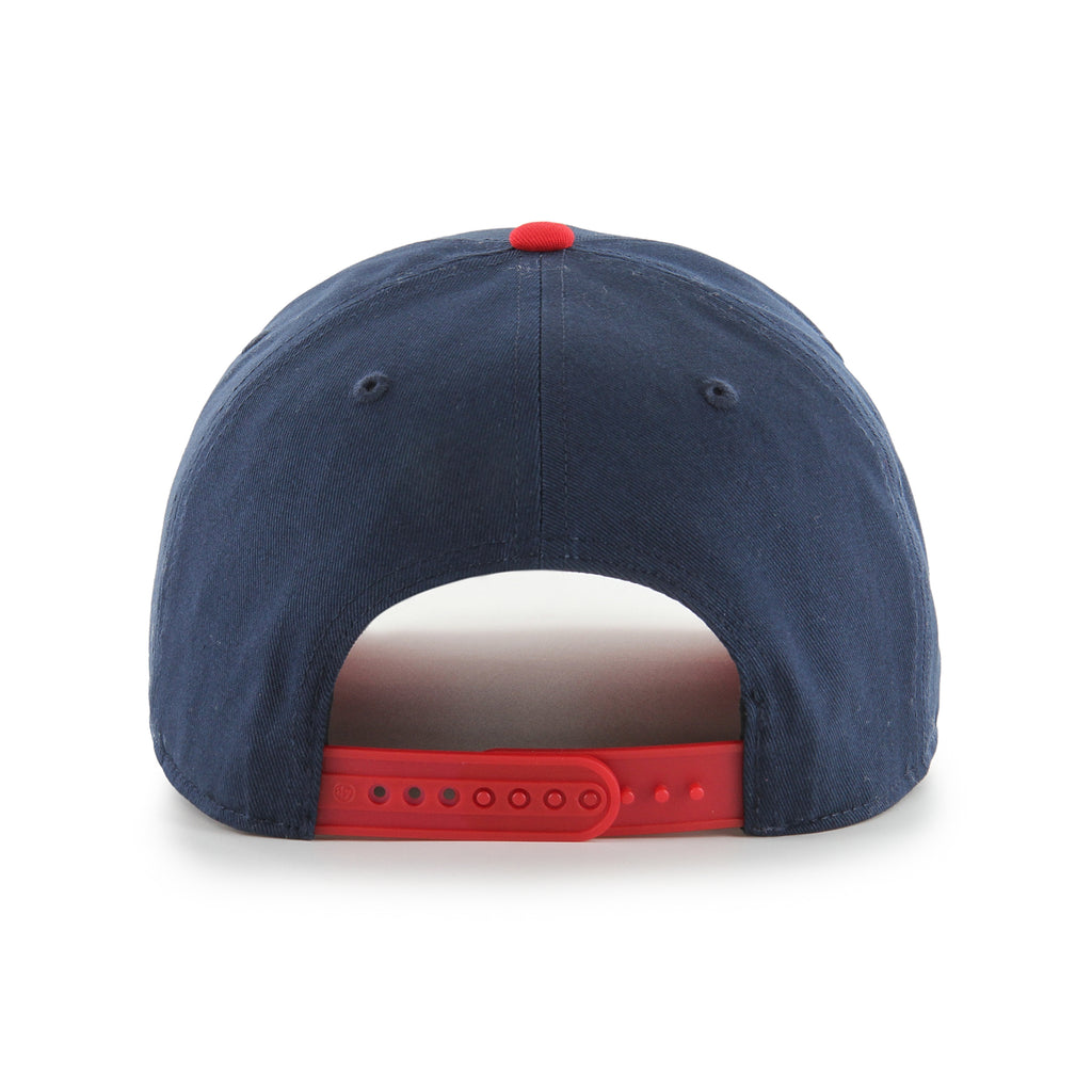 47 Brand Winnipeg Jets Heritage Arch Hitch Snapback Hat - Blue/Red