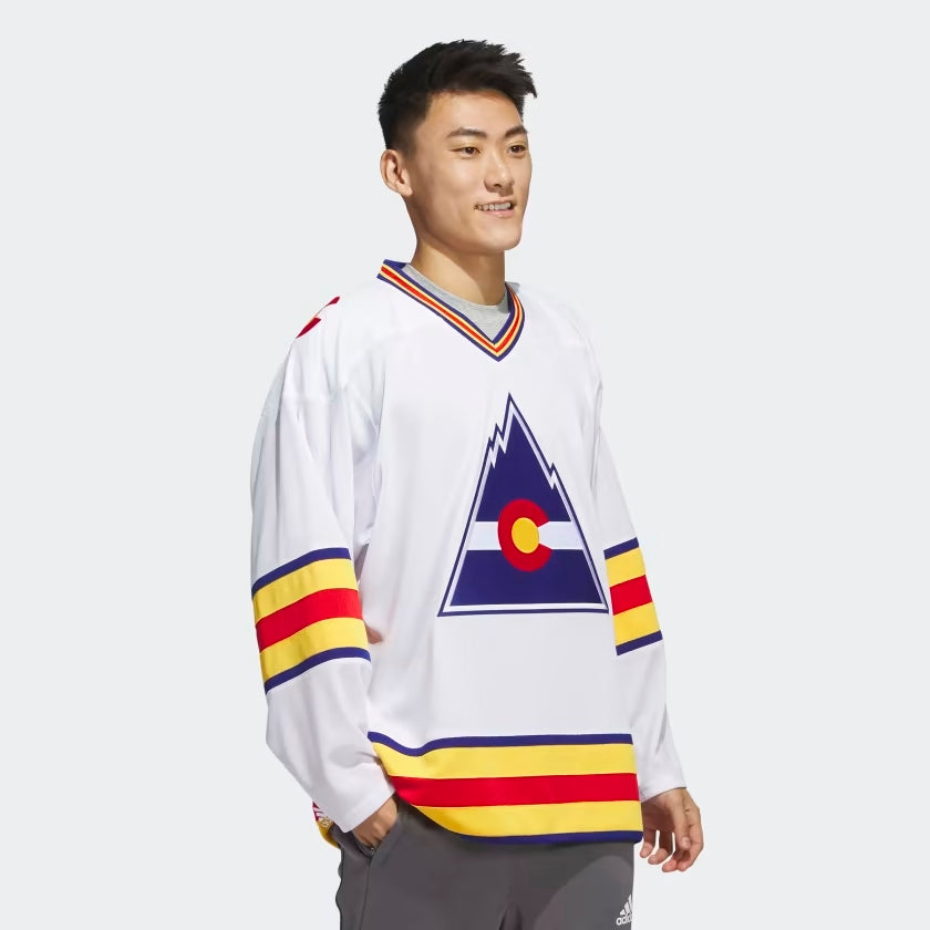Adidas Authentic Colorado Rockies '77 Mens Team Classics Jersey - Leaside Hockey Shop Inc.