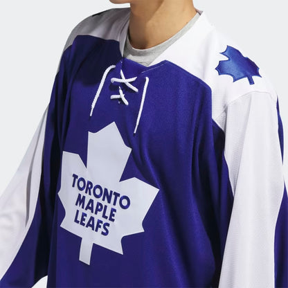 Adidas Authentic Toronto Maple Leafs Mens Team Classics Blue Jersey - Leaside Hockey Shop Inc.