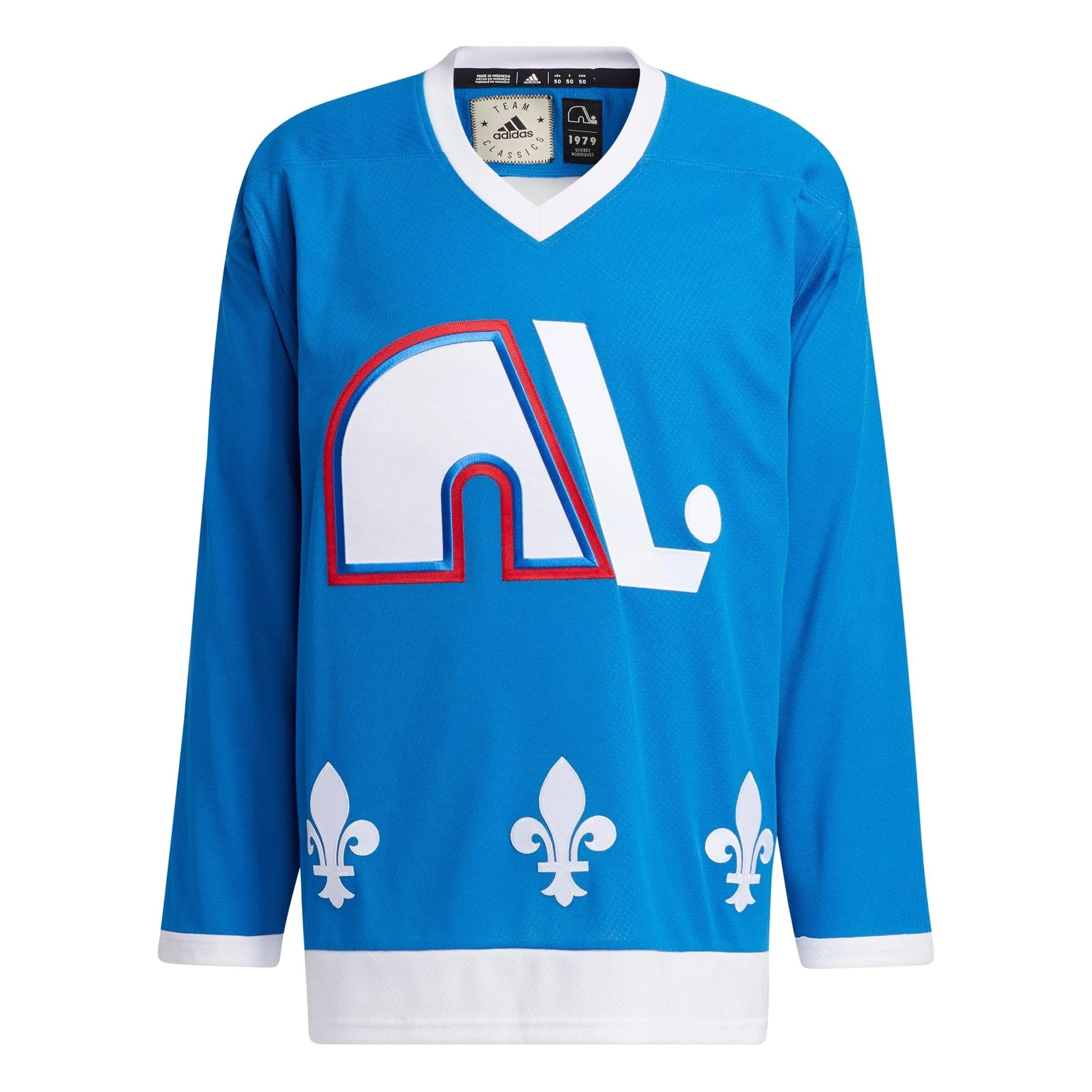 Adidas Authentic Quebec Nordiques Team Classics Jersey - Leaside Hockey Shop Inc.