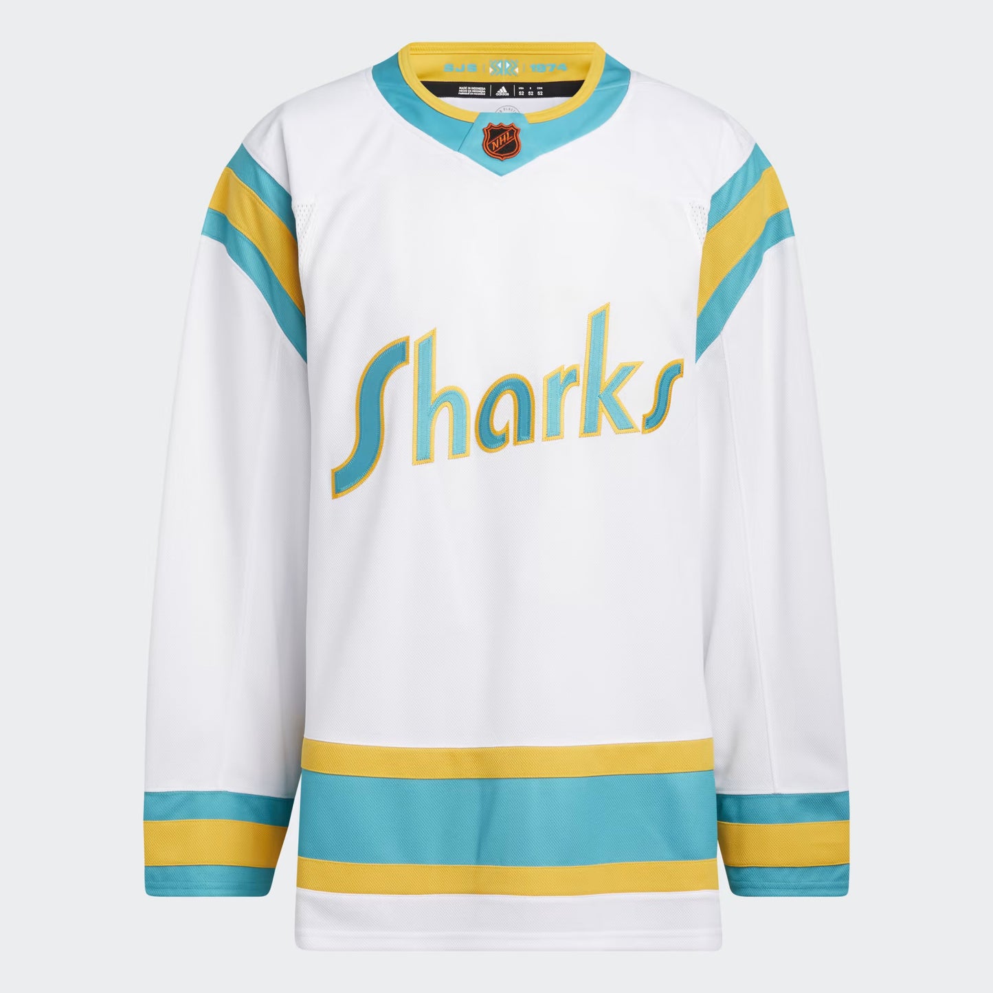 Adidas Authentic Reverse Retro San Jose Sharks Jersey - Leaside Hockey Shop Inc.