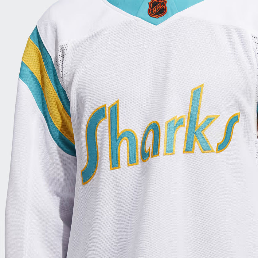 Adidas Authentic Reverse Retro San Jose Sharks Jersey - Leaside Hockey Shop Inc.