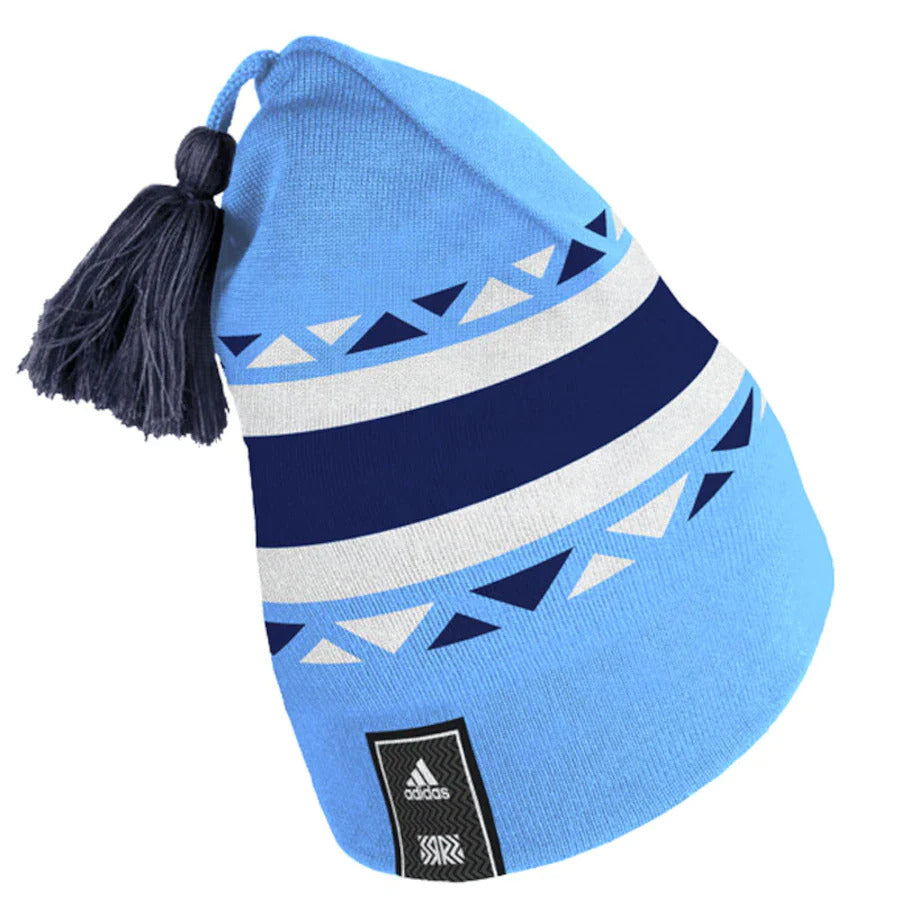 Adidas Montreal Canadiens Reverse Retro Tassel Beanie Toque - Blue