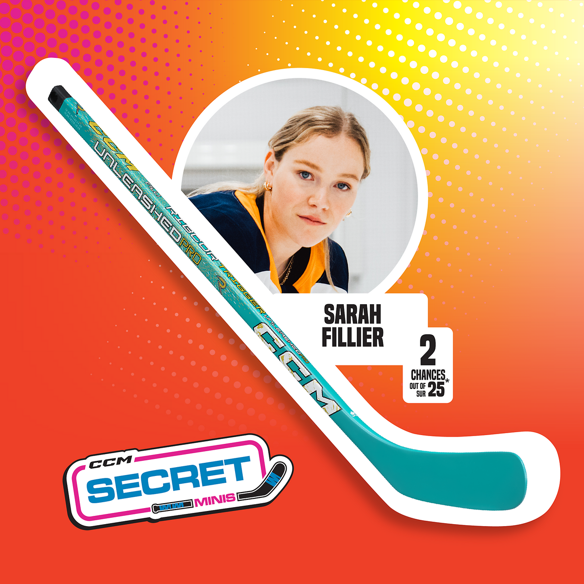 CCM Secret Minis - Mini Hockey Sticks - 2026 - Leaside Hockey Shop Inc.