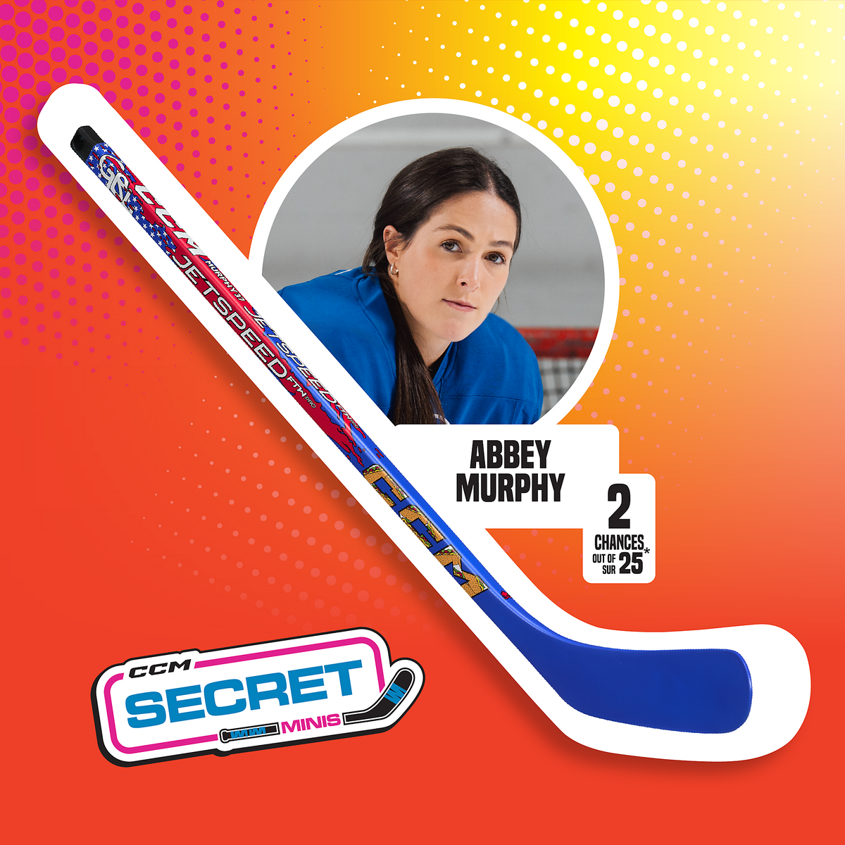 CCM Secret Minis - Mini Hockey Sticks - 2026 - Leaside Hockey Shop Inc.