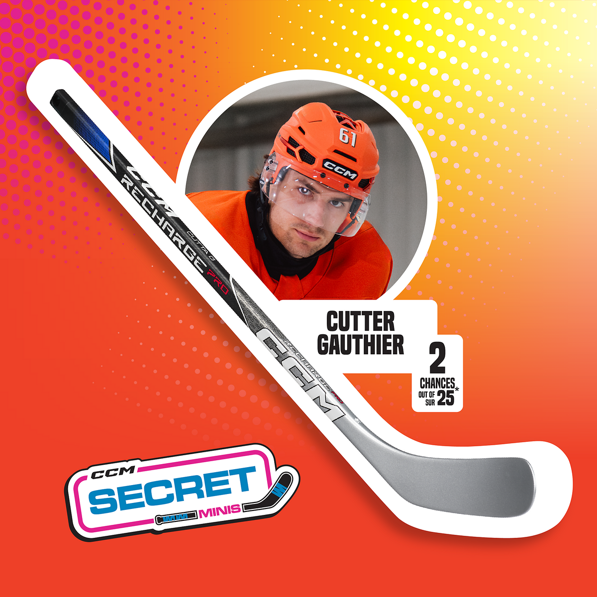 CCM Secret Minis - Mini Hockey Sticks - 2026 - Leaside Hockey Shop Inc.