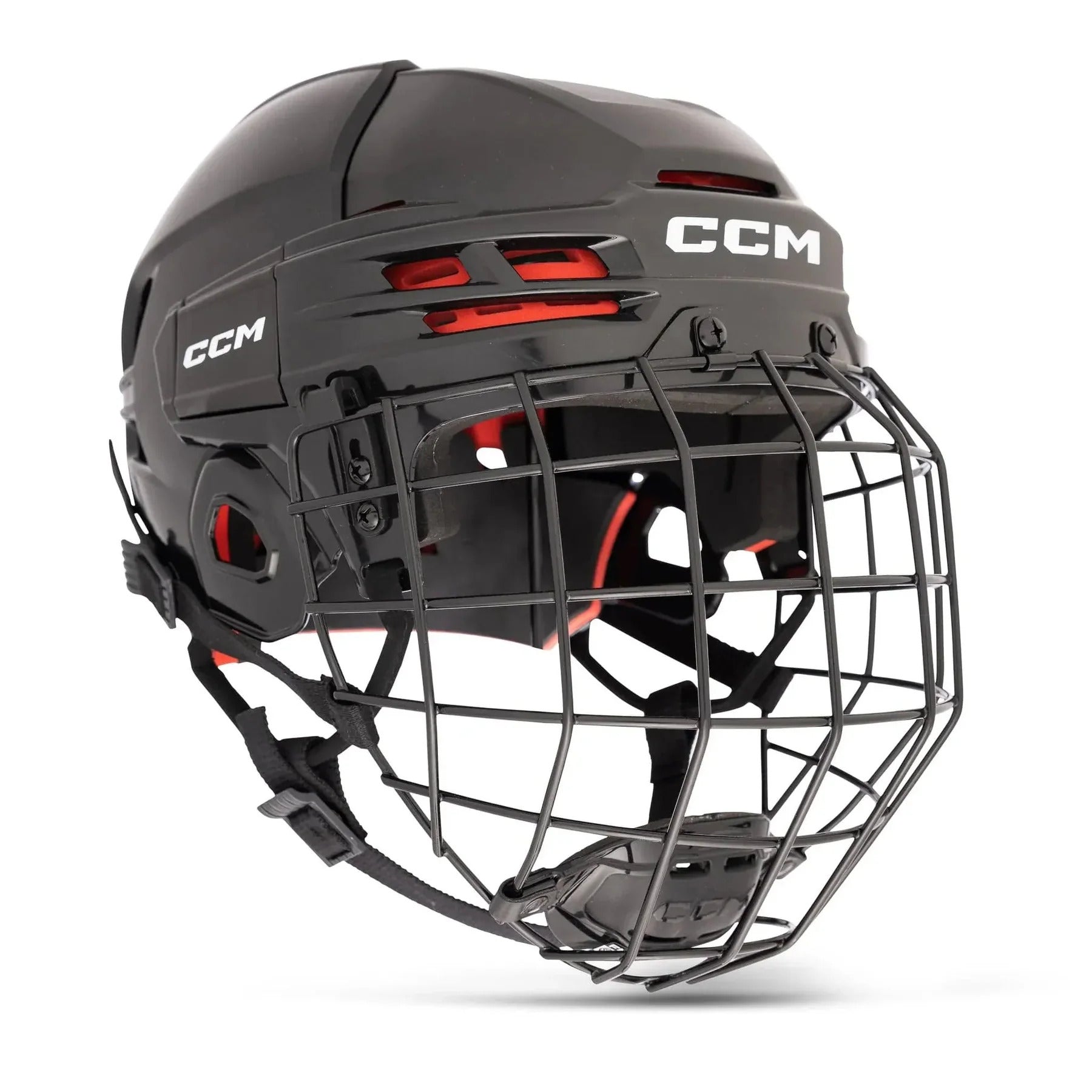 CCM Tacks 70 Senior Hockey Helmet + Cage Combo - Black - Leaside Hockey Shop Inc.