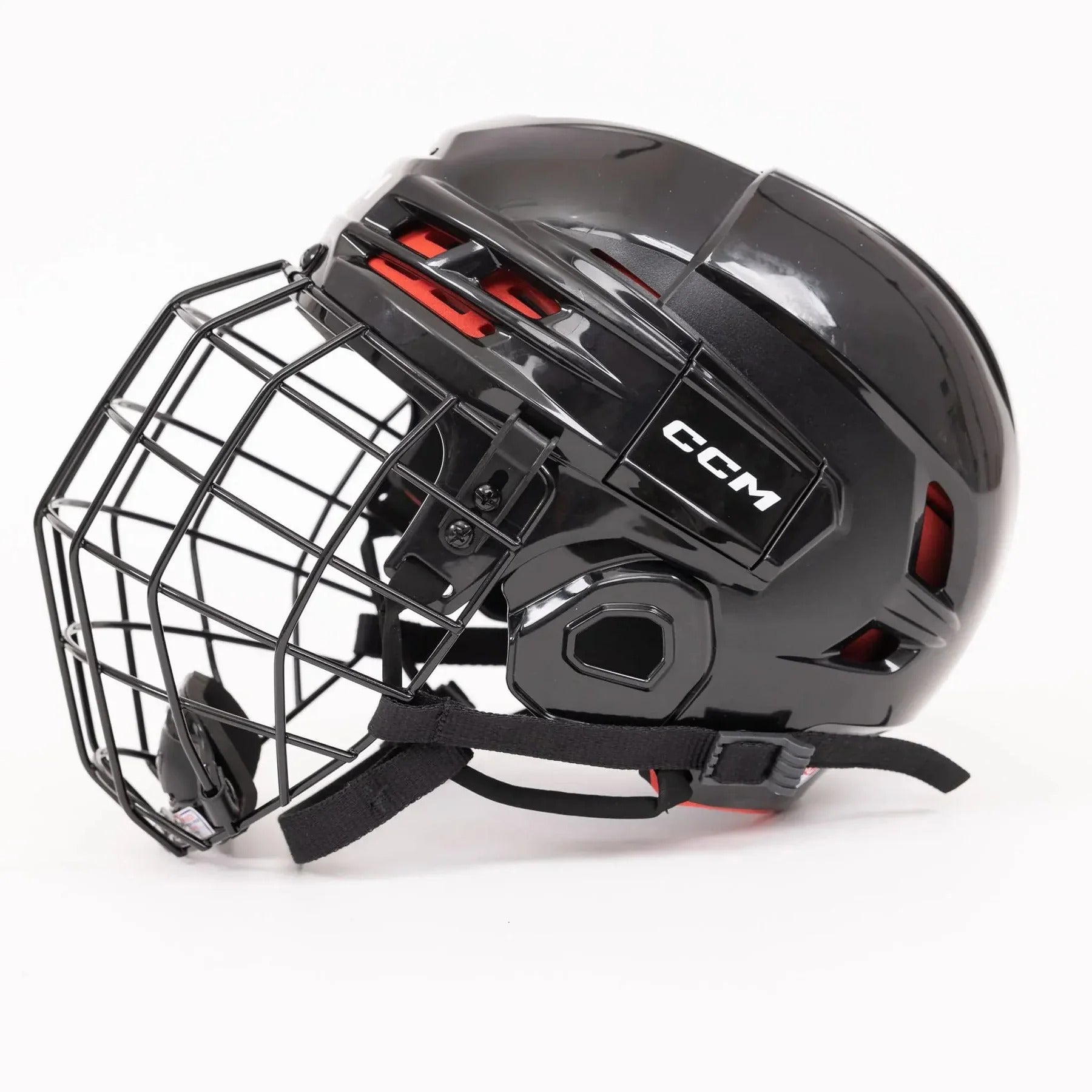 CCM Tacks 70 Senior Hockey Helmet + Cage Combo - Black - Leaside Hockey Shop Inc.