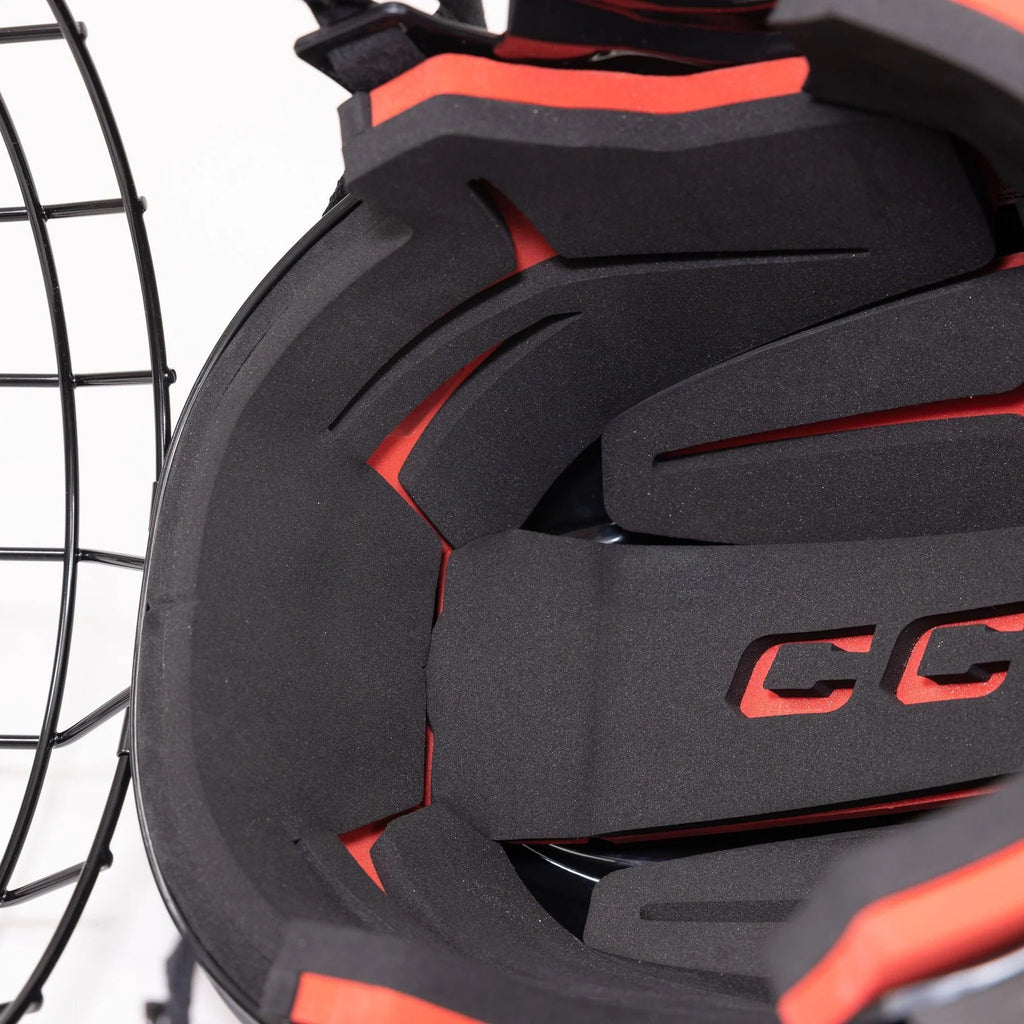 CCM Tacks 70 Senior Hockey Helmet + Cage Combo - Black - Leaside Hockey Shop Inc.