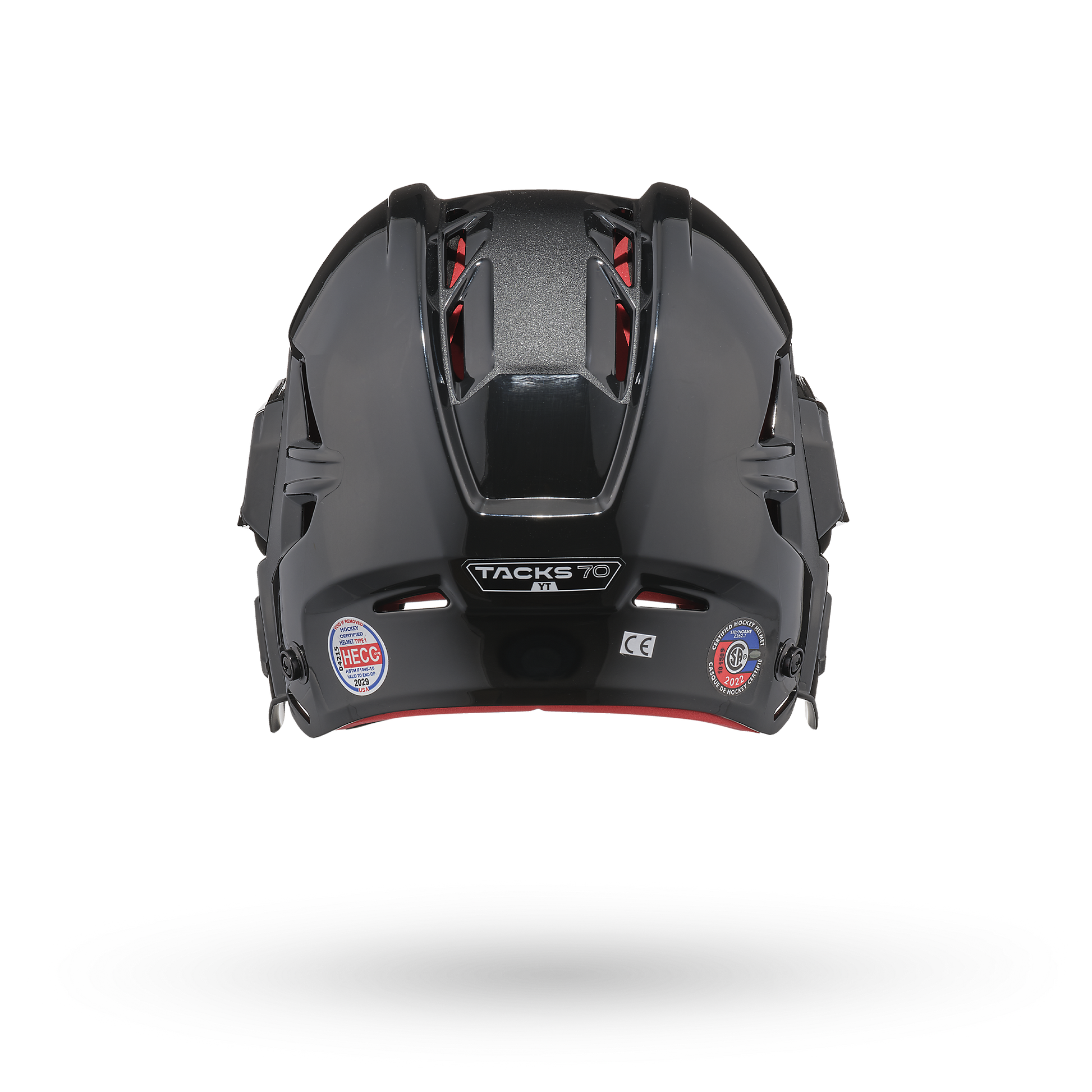CCM Tacks 70 Youth Hockey Helmet + Cage Combo - Black/Silver