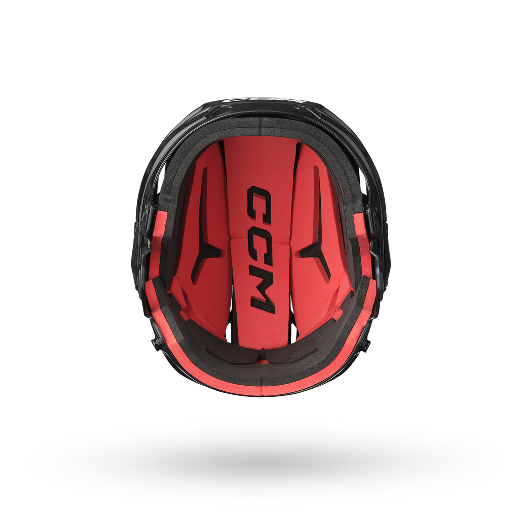 CCM Tacks 70 Youth Hockey Helmet + Cage Combo - Black/Silver