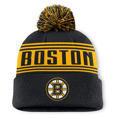 Fanatics Boston Bruins Enforcer Pom Toque Beanie Hat