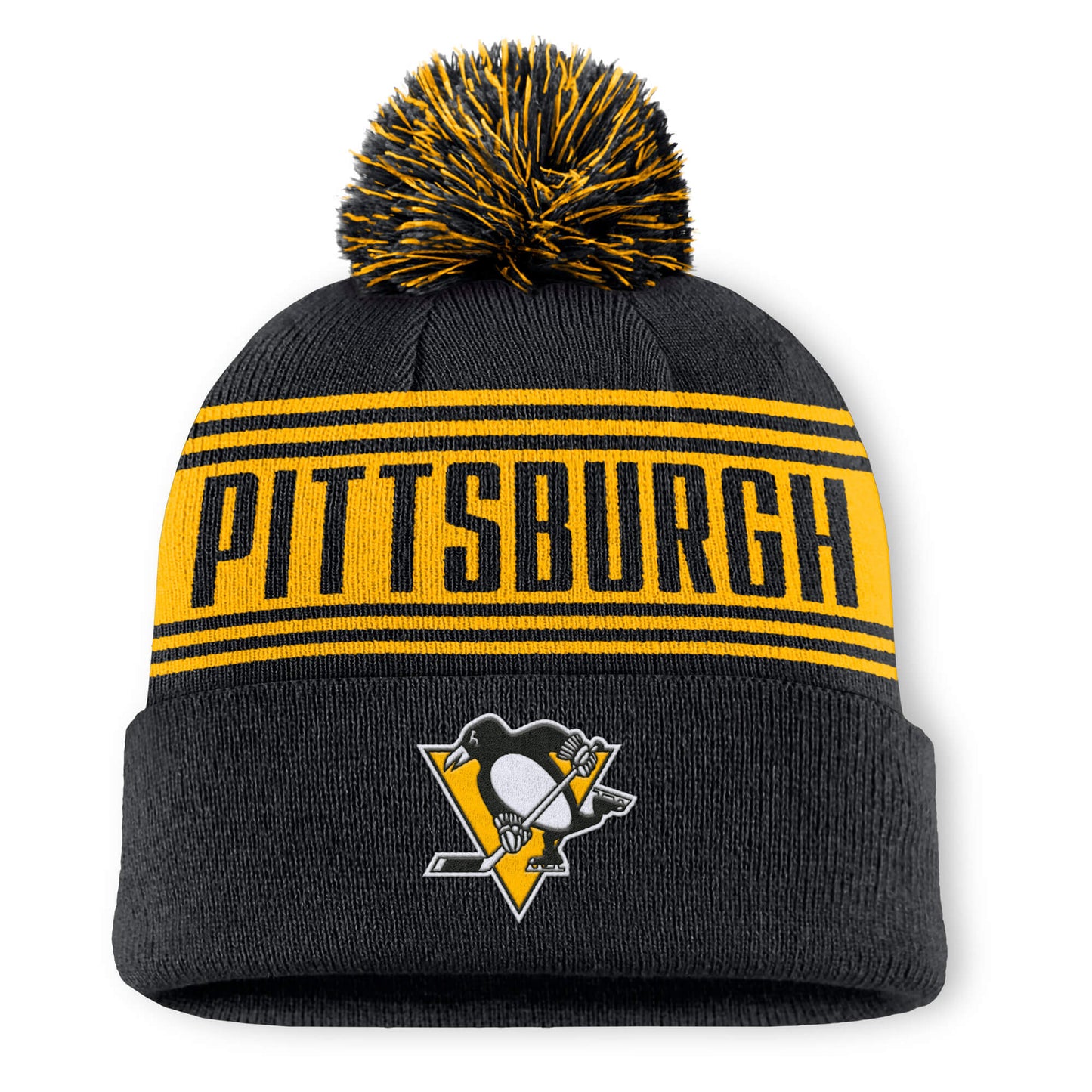 Fanatics Pittsburgh Penguins Enforcer Pom Toque Beanie Hat