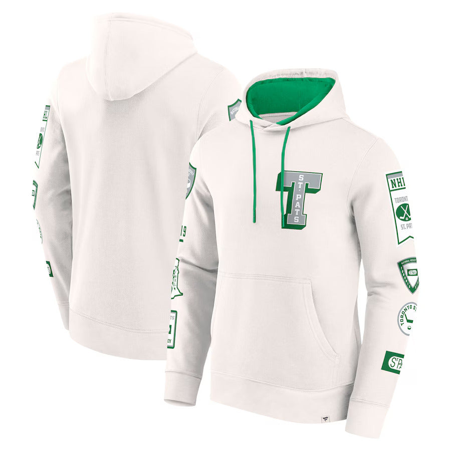 Fanatics Toronto Maple Leafs - ST PATS Pullover Hoodie - White
