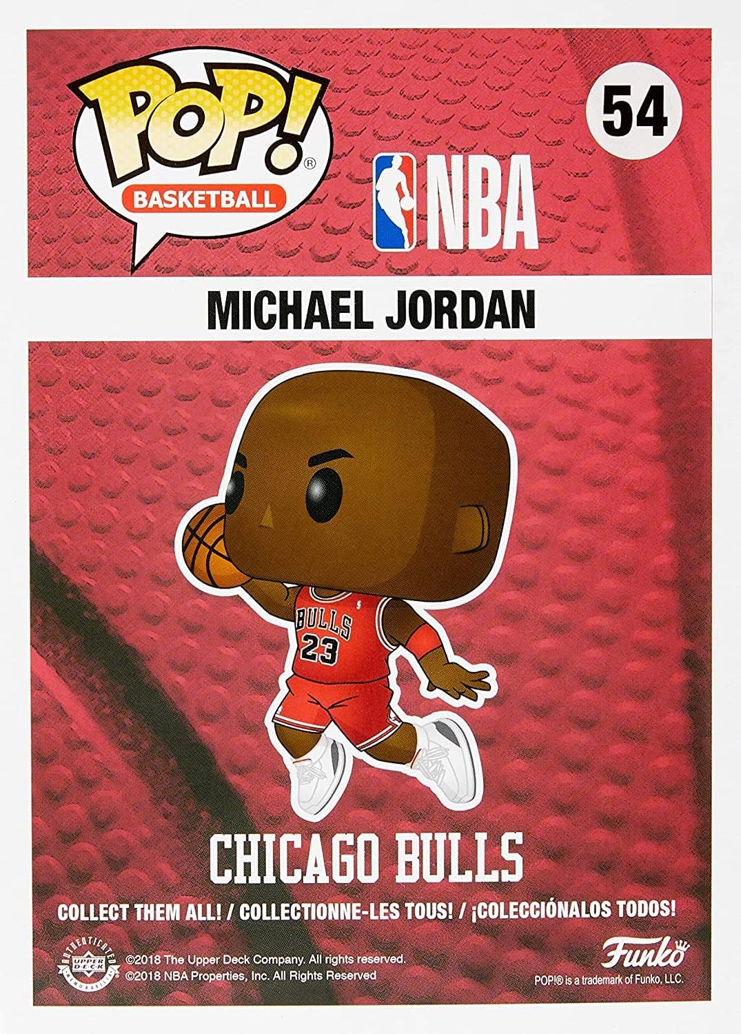 Michael Jordan Funko 54 Michael Jordan (Chicago Bulls) NBA Funko Pop! Combo (3) CLARKtoys