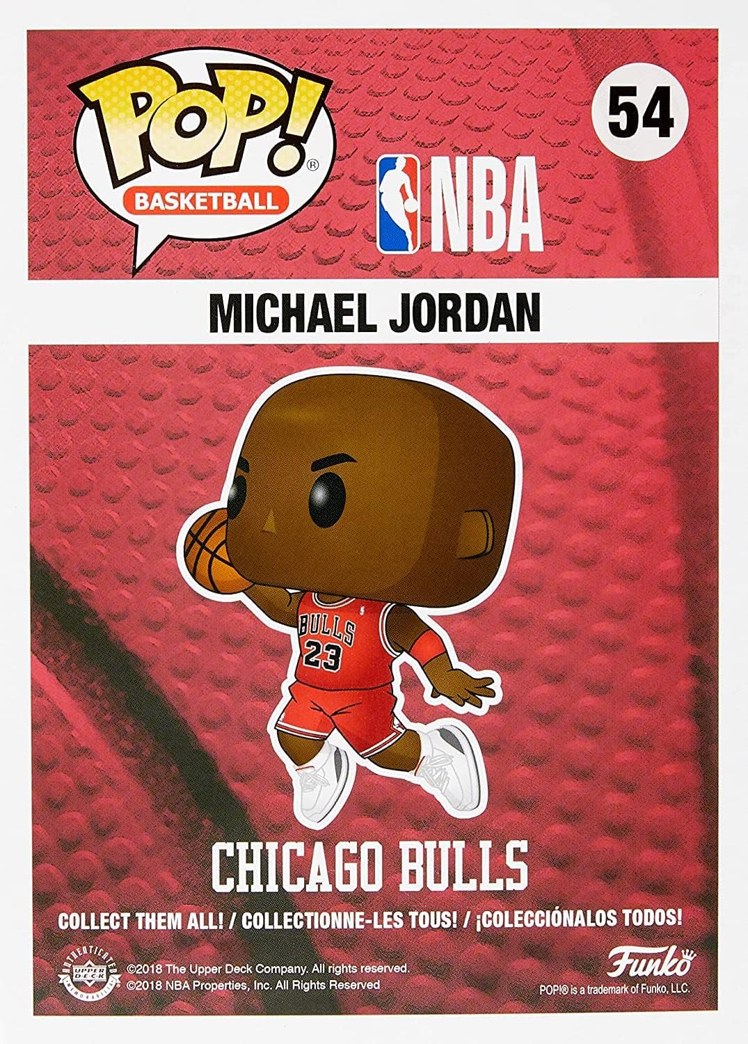 Funko Pop Michael Jordan - Chicago Bulls 54 - Leaside Hockey Shop Inc.