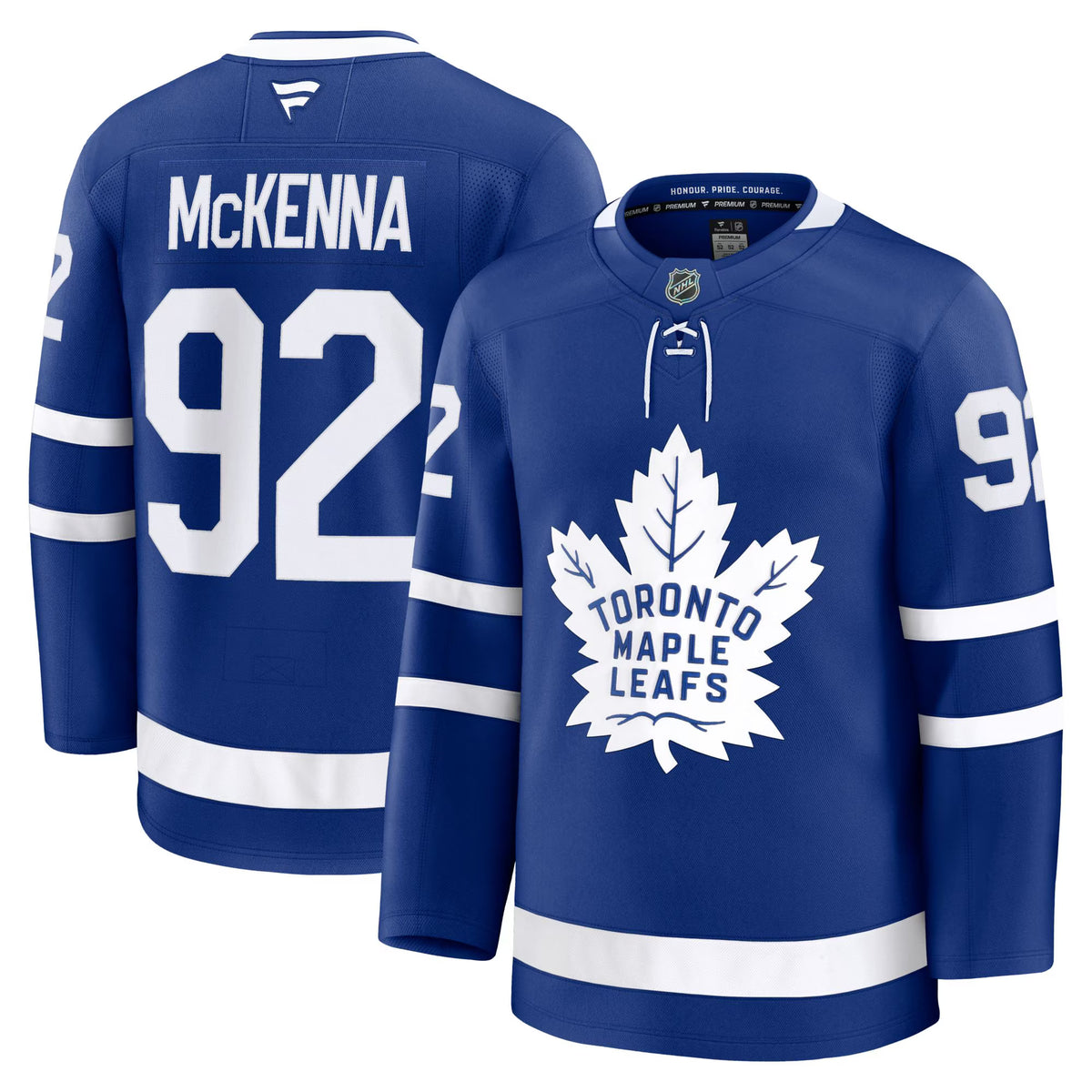 Gavin McKenna Toronto Maple Leafs Home Fanatics Premium Jersey - Blue