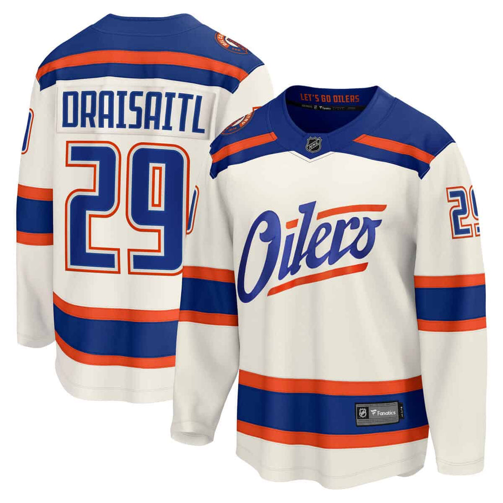 Loen Draisaitl Edmonton Oilers Fanatics Breakaway Alternate Jersey - Cream