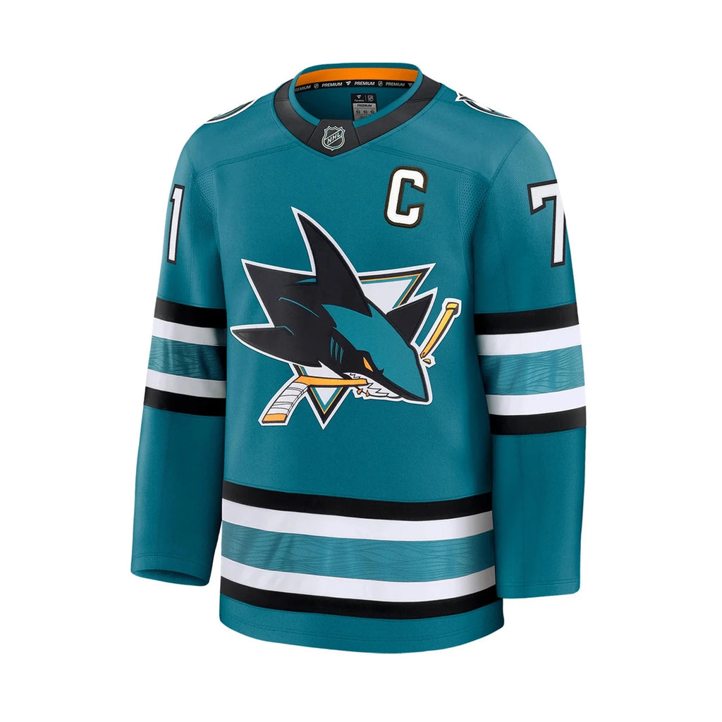 Macklin Celebrini San Jose Sharks Home Fanatics Premium Jersey - Teal