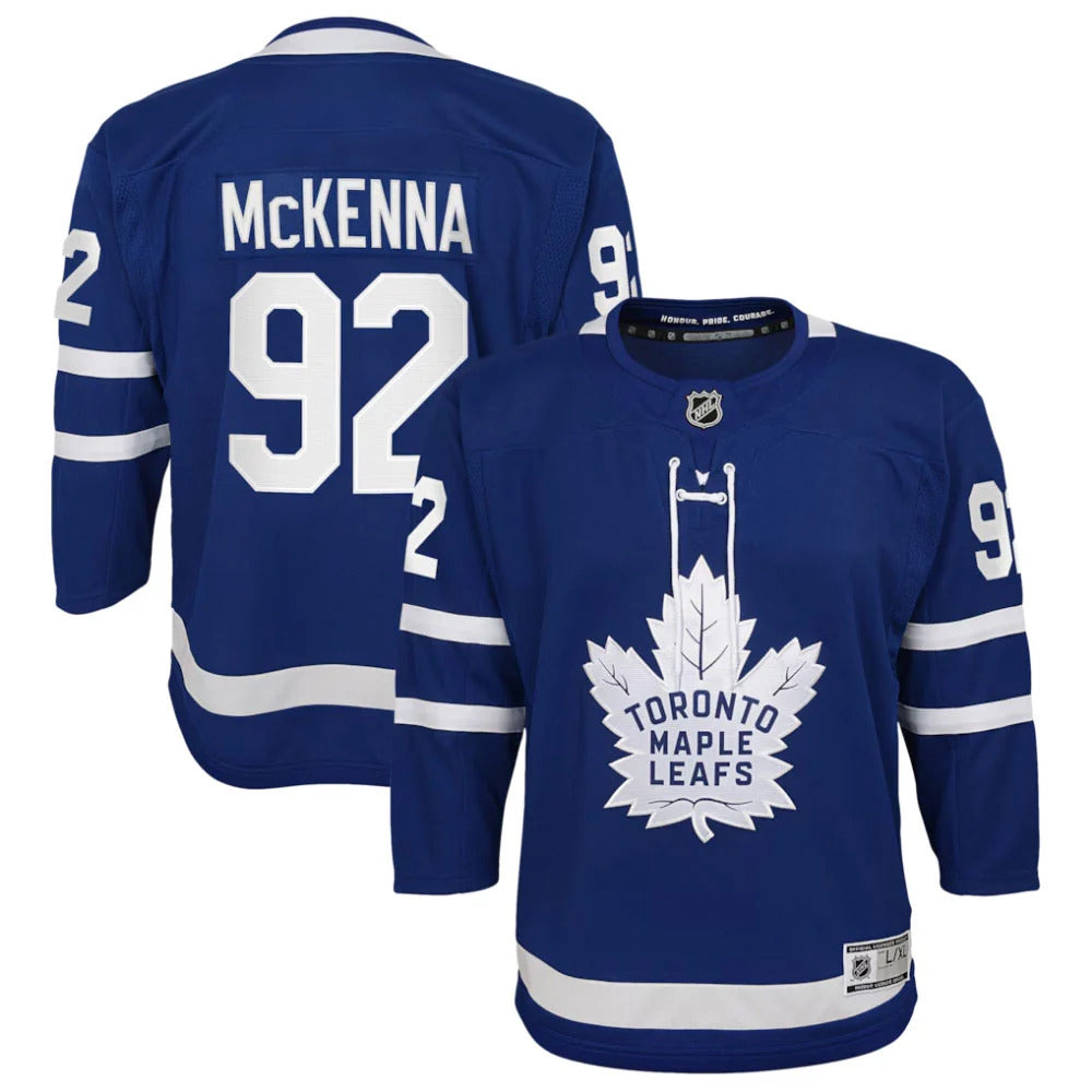 Outerstuff Youth Gavin McKenna Toronto Maple Leafs Blue Home Jersey