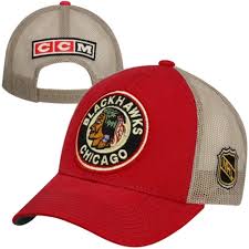 CCM Trucker Mesh Snapback Blackhawks Logo Hat - Leaside Hockey Shop Inc.